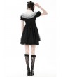 Dark in Love Black Gothic Lolita Cross Princess Dress with Detachable Collar