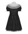 Dark in Love Black Gothic Lolita Cross Princess Dress with Detachable Collar