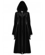 Punk Rave Black Vintage Gothic Gorgeous Velvet Long Hooded Coat for Women