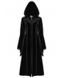 Punk Rave Black Vintage Gothic Gorgeous Velvet Long Hooded Coat for Women