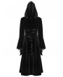 Punk Rave Black Vintage Gothic Gorgeous Velvet Long Hooded Coat for Women