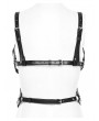 Punk Rave Black Gothic Punk PU Leather Metal Buckle Harness