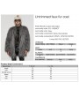 Punk Rave Grey Gothic Fashion Untrimmed Warm Faux Fur Coat for Women