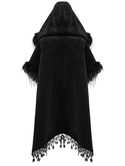 Loose Hooded Bat Coat