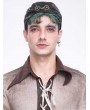 Devil Fashion Bronze Gothic Steampunk Tie Back Head Wrap Scarf for Men