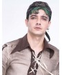 Devil Fashion Bronze Gothic Steampunk Tie Back Head Wrap Scarf for Men