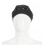 Devil Fashion Black Gothic Punk Eyelet Fitted Head Scarf for Men