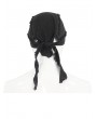 Devil Fashion Black Gothic Punk Eyelet Fitted Head Scarf for Men