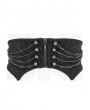 Devil Fashion Black Gothic Vintage Punk Chain Irregular Girdle for Men