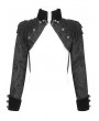 Devil Fashion Black Gothic Retro Pattern Button Tassel Bolero Jacket for Men