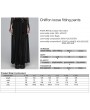 Punk Rave Black Gothic Chiffon Loose Fitting Daily Wear Pants for Women