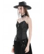 Dark in Love Black Gothic Punk Rock Decorative Buckle Belt for Women