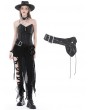 Dark in Love Black Gothic Punk Rock Decorative Buckle Belt for Women