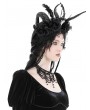 Dark in Love Black Gothic Princess Layered Beads Tassel Necklace