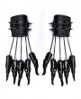 Punk Rave Black Gothic Punk Ghost Claw Finger Bracelet