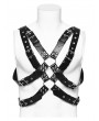 Punk Rave Black Gothic Punk Faux Leather Multiple Belt Harness