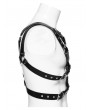 Punk Rave Black Gothic Punk Faux Leather Multiple Belt Harness