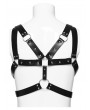 Punk Rave Black Gothic Punk Faux Leather Multiple Belt Harness