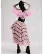 Punk Rave Pink Gothic Punk Demon Feather Wing Harness
