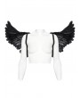 Punk Rave Black Gothic Punk Demon Feather Wing Harness