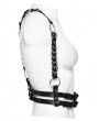 Punk Rave Black Gothic Punk Multiple Metal O-rings Body Harness