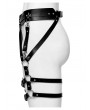 Punk Rave Black Gothic Punk Sexy Strappy Garter Belt Harness