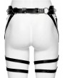 Punk Rave Black Gothic Punk Sexy Strappy Garter Belt Harness