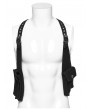 Punk Rave Black Gothic Punk Adjustable Shoulder Harness Bag