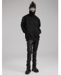 Punk Rave Black Gothic Punk Distinctive Daily Wear Loose Hooded Sweater for Men