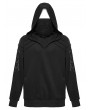 Punk Rave Black Gothic Punk Distinctive Daily Wear Loose Hooded Sweater for Men