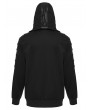 Punk Rave Black Gothic Punk Distinctive Daily Wear Loose Hooded Sweater for Men