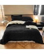 Black Gothic Luxurious Embossed Warm Comforter Set