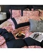 Pink Leopard Print Gothic Fashionable Comforter Set