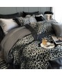 Black and White Leopard Print Gothic Fashionable Comforter Set