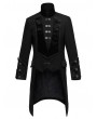 Pentagramme black vintage gothic victorian party tailcoat for men