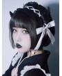 Black and White Gothic Lolita Wings Bowknot Headband