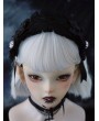 Dark Eyeball Halloween Gothic Lolita Bonnet Hairband