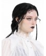 Dark in love Silver Gothic Witch Pendant Earrings
