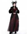 Dark in love Black Vintage Gothic Escape Princess Velvet Shrug for Women