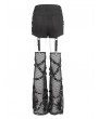 Devil Fashion Black Gothic Punk Detachable Leg Warmers Flared Hot Pants for Women