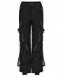 Punk Rave Black Gothic Punk Cool Daily Wear Techwear Loose Trousers for Women