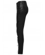 Punk Rave Black Sexy Gothic Lace Splicing Leggings for Women