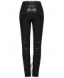 Punk Rave Black Sexy Gothic Lace Splicing Leggings for Women