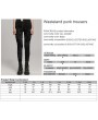 Punk Rave Black Gothic Decayed Punk Slim Fit Long Trousers for Women