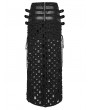 Punk Rave Black Sexy Gothic Punk Buckle Cross Hollowed Long Slit Skirt