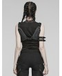 Punk Rave Gothic Punk Shoulder Harness with Detachable Bag for Women