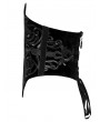 Punk Rave Black Gothic Embroidery Velvet Retro Underbust Corset Waistband