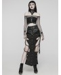 Punk Rave Black Gothic Punk PU Leather One Piece Choker Harness