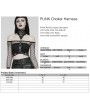 Punk Rave Black Gothic Punk PU Leather One Piece Choker Harness