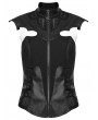 Punk Rave Black Gothic Punk Cool Bat Wings Vest Top for Women